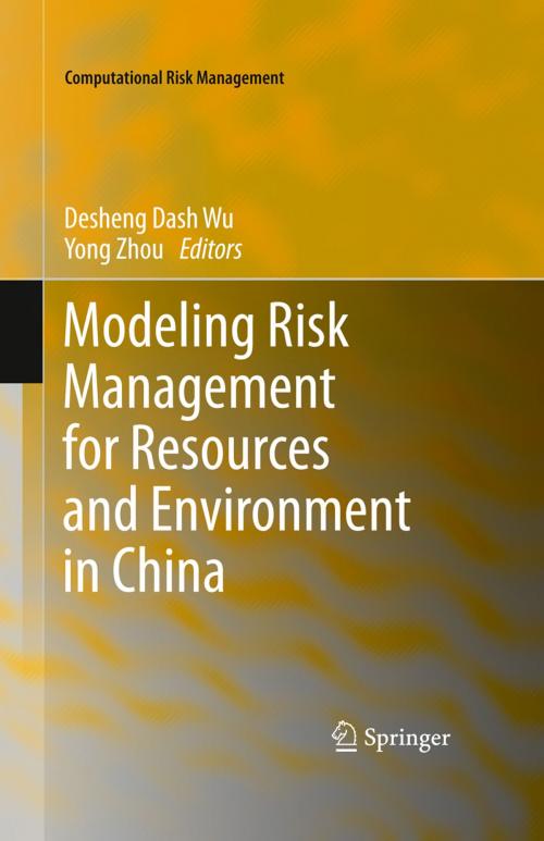 Cover of the book Modeling Risk Management for Resources and Environment in China by , Springer Berlin Heidelberg