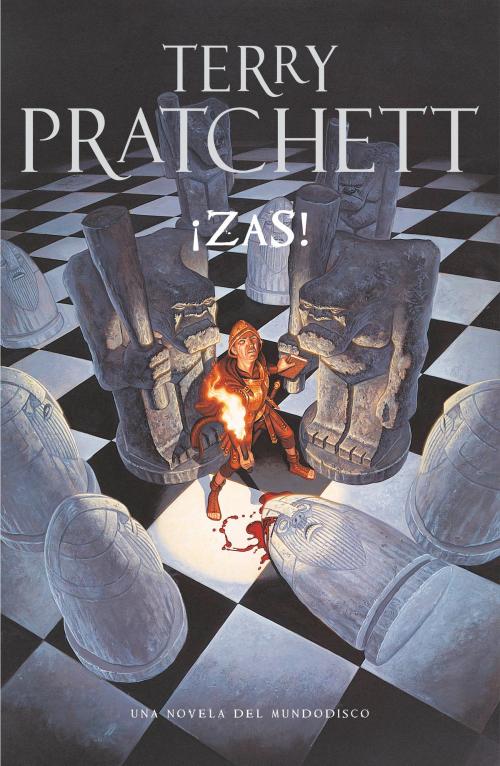 Cover of the book ¡Zas! (Mundodisco 34) by Terry Pratchett, Penguin Random House Grupo Editorial España