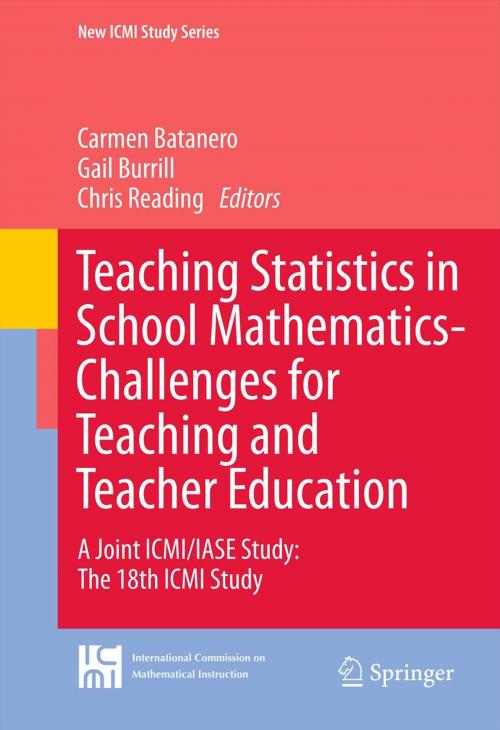 Cover of the book Teaching Statistics in School Mathematics-Challenges for Teaching and Teacher Education by , Springer Netherlands