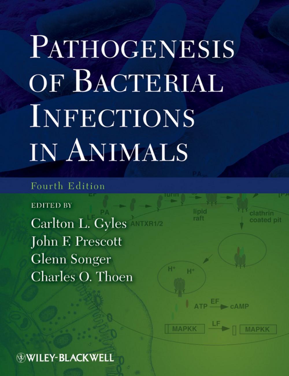 Big bigCover of Pathogenesis of Bacterial Infections in Animals