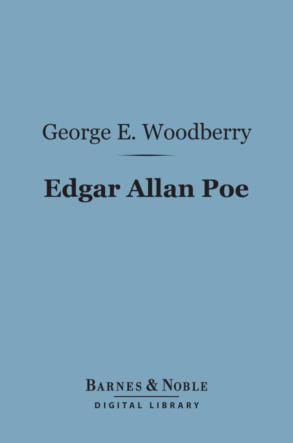 Big bigCover of Edgar Allan Poe (Barnes & Noble Digital Library)