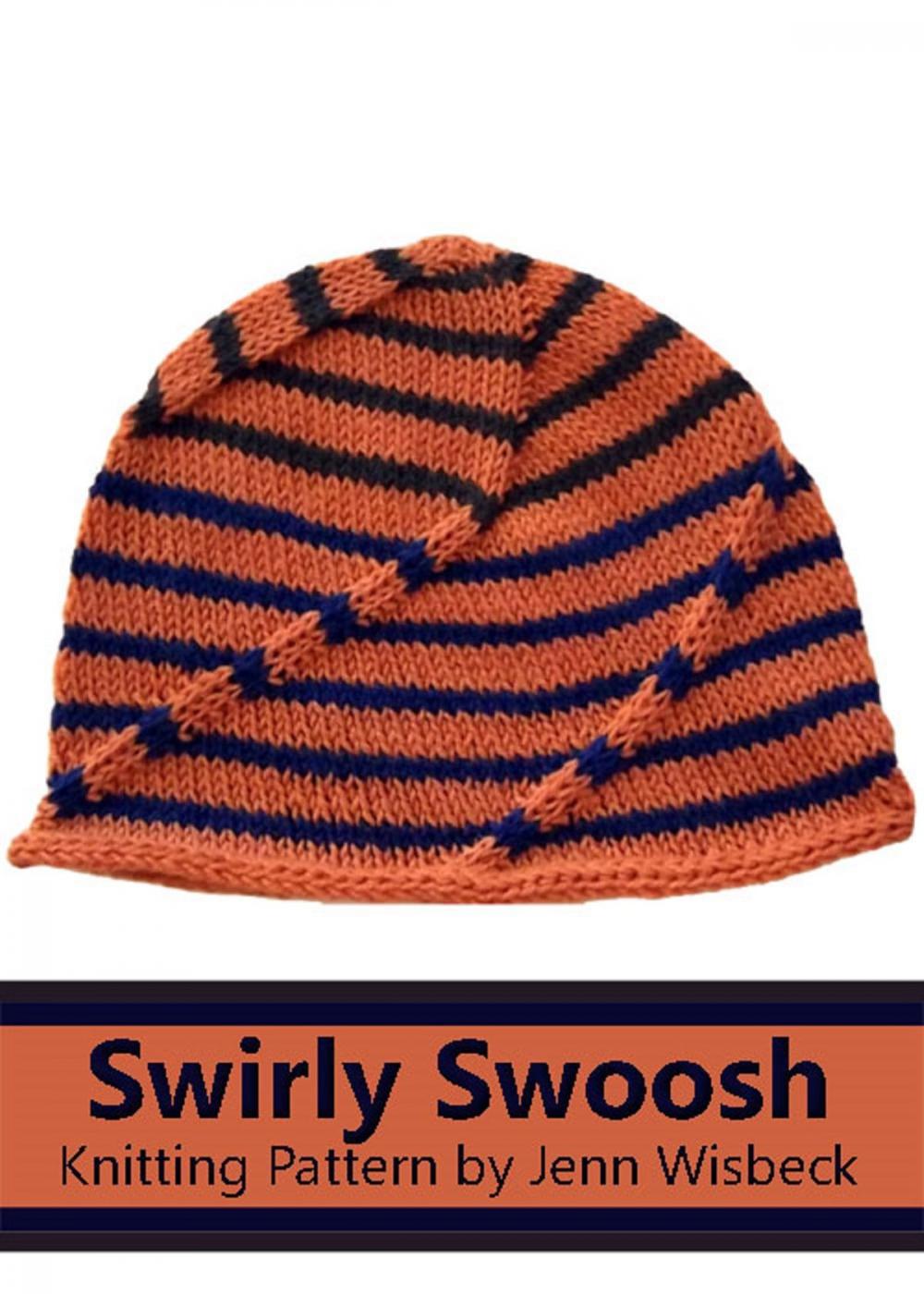 Big bigCover of Swirly Hat Knitting Pattern