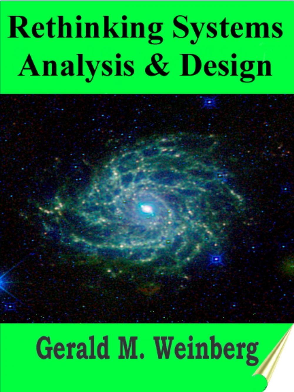 Big bigCover of Rethinking Systems Analysis and Design