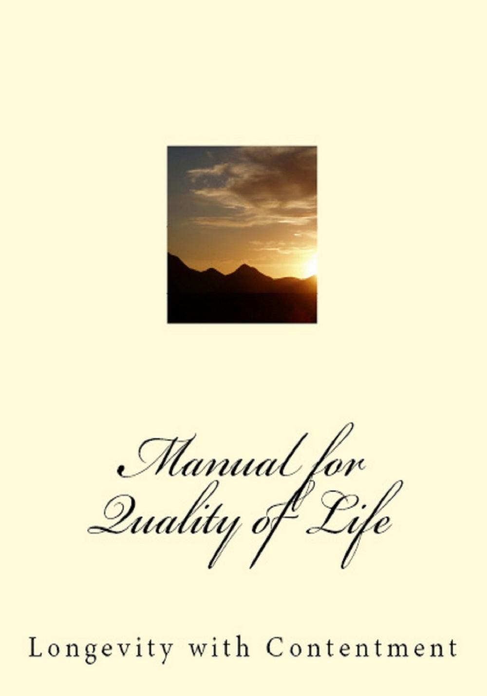 Big bigCover of Manual for Quality of Life