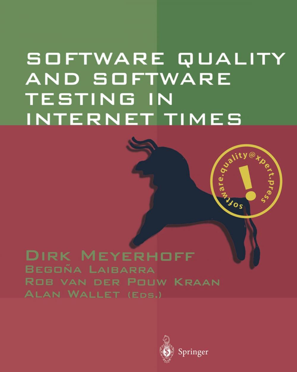 Big bigCover of Software Quality and Software Testing in Internet Times