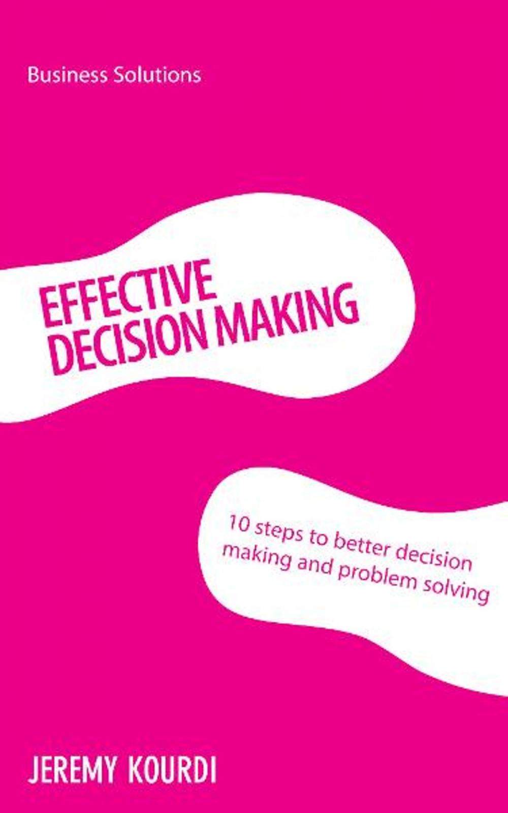 Big bigCover of BSS: Effective Decision Making