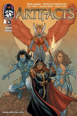 Cover of the book Artifacts #6 by Paul Jenkins, Dale Keown, Felix Serrano, Troy Peteri