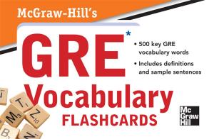 Cover of the book McGraw-Hill's GRE Vocabulary Flashcards by Robert L. Peurifoy, Clifford J. Schexnayder, Robert Schmitt, Aviad Shapira