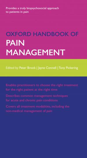Cover of the book Oxford Handbook of Pain Management by Peter Diggle, Patrick Heagerty, Kung-Yee Liang, Scott Zeger