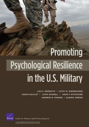 Book cover of Promoting Psychological Resilience in the U.S. Military