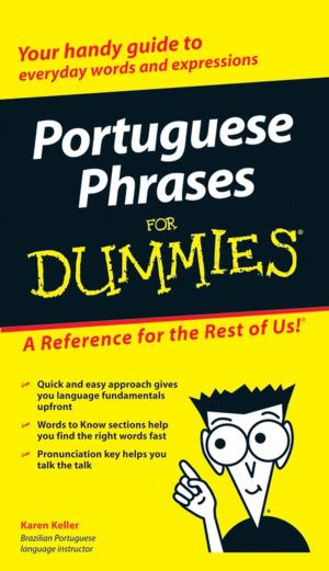 Cover of the book Portuguese Phrases For Dummies by Peter Muennig, Celina Su