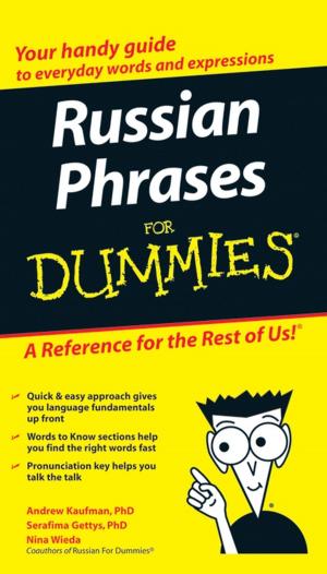 Cover of the book Russian Phrases For Dummies by Manzur Rashid, Peter Antonioni