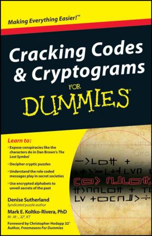 Book cover of Cracking Codes and Cryptograms For Dummies