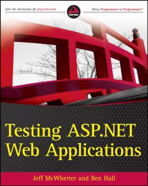 Cover of the book Testing ASP.NET Web Applications by Dason Evans, Jo Brown