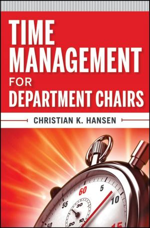 Cover of the book Time Management for Department Chairs by Neil deMause, Joanna Cagan