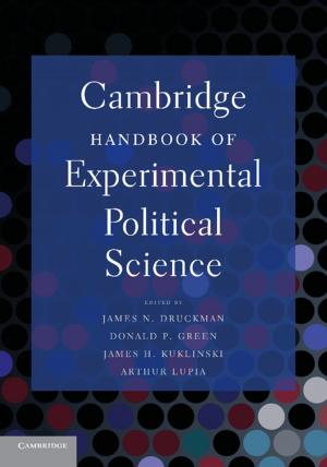 Cover of the book Cambridge Handbook of Experimental Political Science by Christian Queinnec