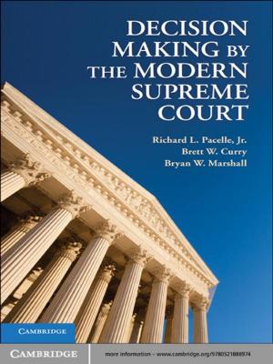 Book cover of Decision Making by the Modern Supreme Court