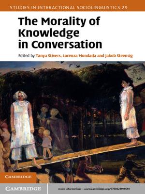 Cover of the book The Morality of Knowledge in Conversation by David G. Victor