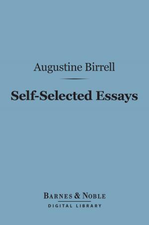 Book cover of Self-Selected Essays (Barnes & Noble Digital Library)