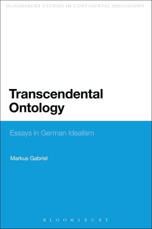 Cover of the book Transcendental Ontology by Ms. Jennifer Anne Kogler