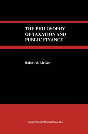 Book cover of The Philosophy of Taxation and Public Finance