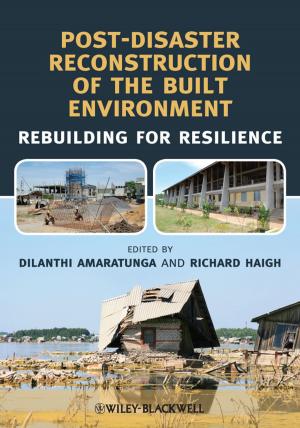 bigCover of the book Post-Disaster Reconstruction of the Built Environment by 
