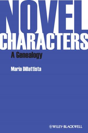 Cover of Novel Characters by Maria DiBattista, Wiley