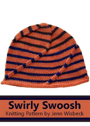 Cover of the book Swirly Hat Knitting Pattern by Jenn Wisbeck