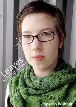 Cover of Leaves Shawl Lace Knitting Pattern