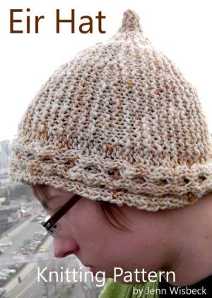 Cover of Eir Short Row Hat Knitting Pattern