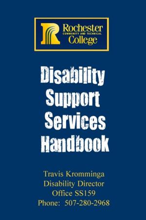 Cover of the book Disability Support Services Handbook by Viola Wallmüller, Uta Erpenbeck