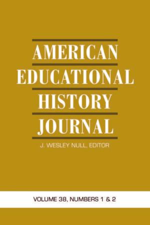 Cover of the book American Educational History Journal by Jaan Valsiner, Angela Uchoa Branco