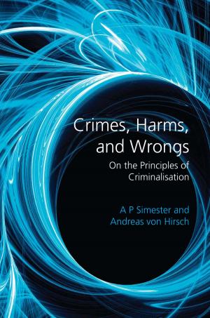 Cover of the book Crimes, Harms, and Wrongs by Professor Dwight Newman