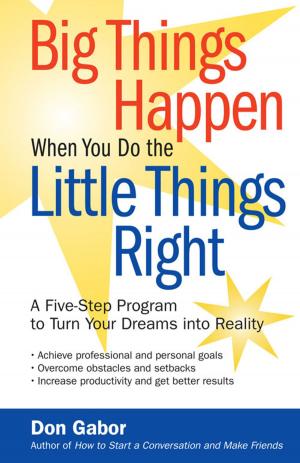 Cover of the book Big Things Happen When You Do the Little Things Right by David Pollack