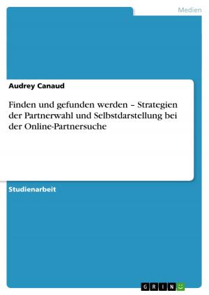 Cover of the book Finden und gefunden werden - Strategien der Partnerwahl und Selbstdarstellung bei der Online-Partnersuche by Peter Antaloczy