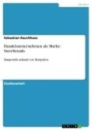 Cover of the book Handelsunternehmen als Marke: Storebrands by Veronika Pirnack
