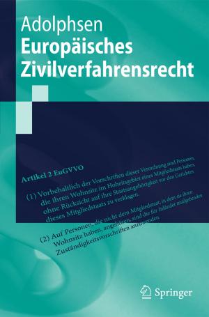 Cover of the book Europäisches Zivilverfahrensrecht by Helen Greenberg, Ronald Greenberg, Tijana Ivancevic