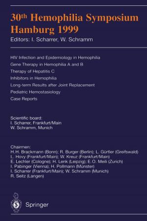 Cover of the book 30th Hemophilia Symposium Hamburg 1999 by Peter Hien, Simone Claudi-Böhm, Bernhard Böhm