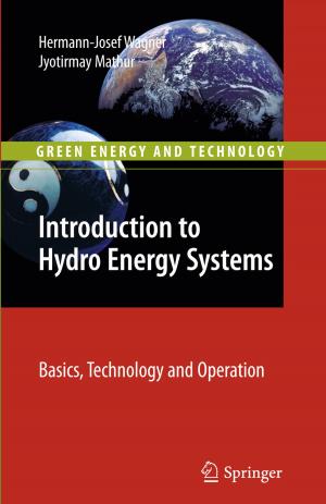 Cover of the book Introduction to Hydro Energy Systems by Anne Prenzler, J.-Matthias Graf von der Schulenburg, Jan Zeidler