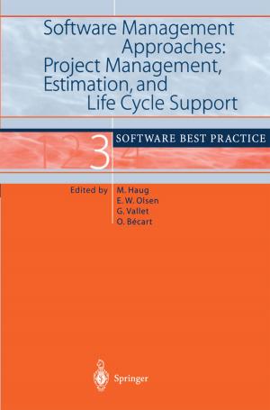 bigCover of the book Software Management Approaches: Project Management, Estimation, and Life Cycle Support by 