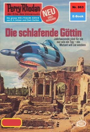 Book cover of Perry Rhodan 863: Die schlafende Göttin