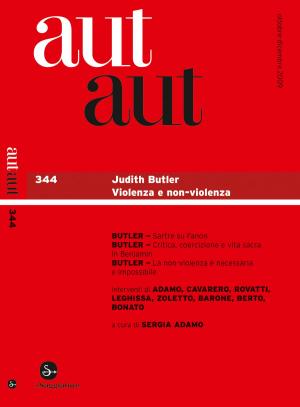 Cover of Aut aut 344 - Judith Butler. Violenza e non-violenza