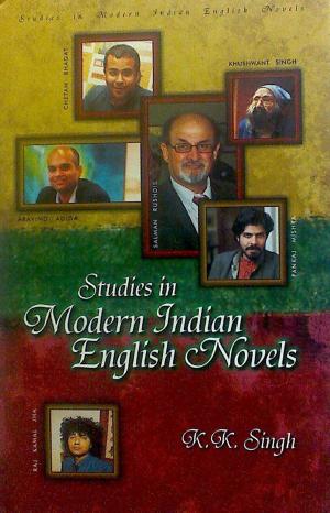 Book cover of Studies in Modern Indian English Novels