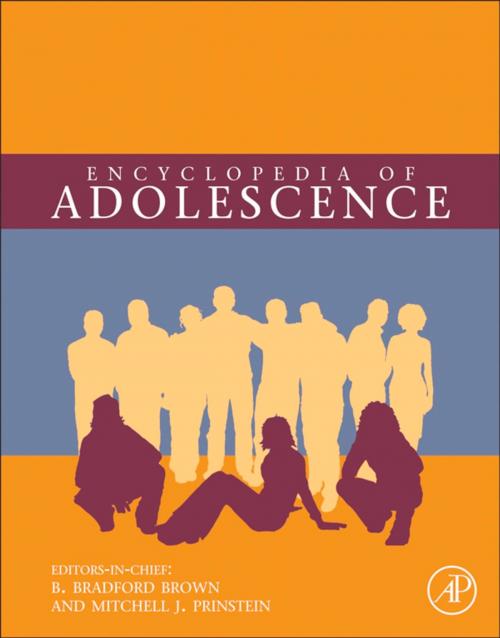 Cover of the book Encyclopedia of Adolescence by , Elsevier Science