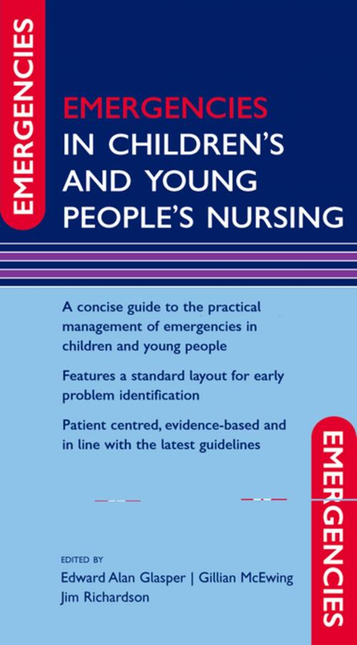 Cover of the book Emergencies in Children's and Young People's Nursing by , OUP Oxford
