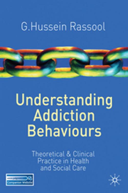 Cover of the book Understanding Addiction Behaviours by G.Hussein Rassool, PhD, University of London, Palgrave Macmillan