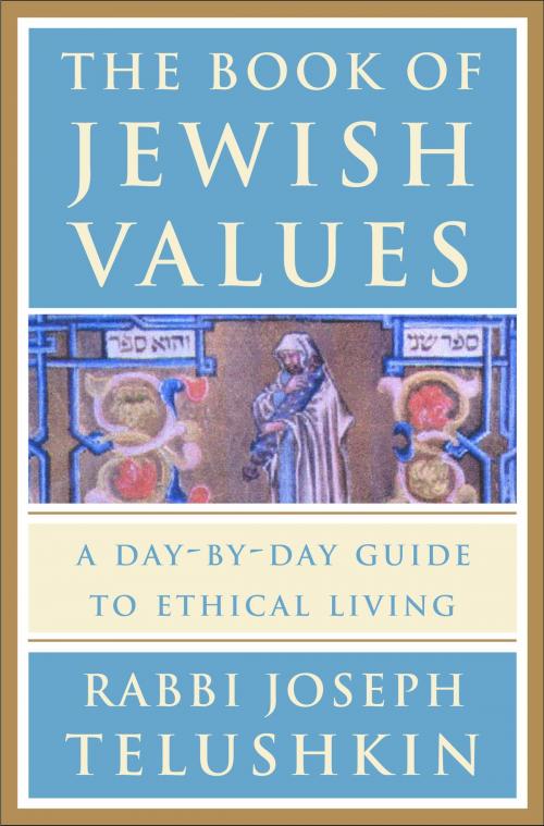 Cover of the book The Book of Jewish Values by Rabbi Joseph Telushkin, Potter/Ten Speed/Harmony/Rodale