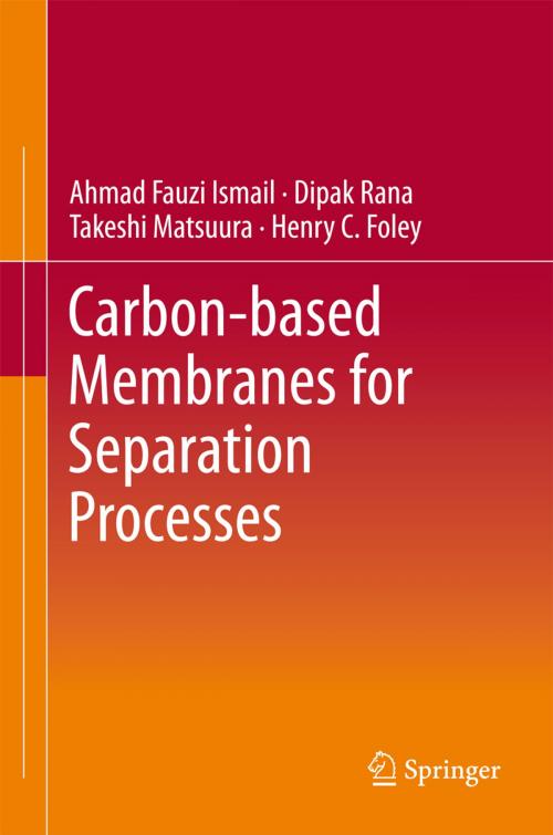 Cover of the book Carbon-based Membranes for Separation Processes by Ahmad Fauzi Ismail, Dipak Rana, Takeshi Matsuura, Henry C. Foley, Springer New York
