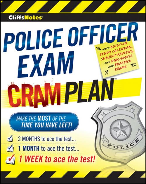 Cover of the book CliffsNotes Police Officer Exam Cram Plan by Northeast Editing, Inc., HMH Books
