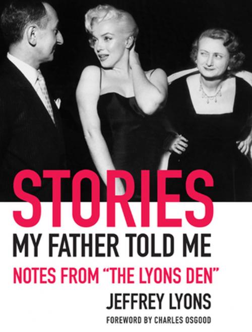Cover of the book Stories My Father Told Me by Jeffrey Lyons, Abbeville Publishing Group